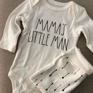 Rae Dunn Onsie + Pants Set